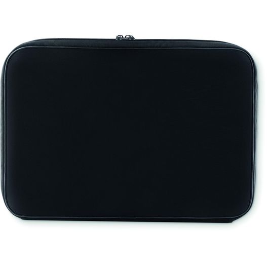 eine schwarze handtasche, die auf einer weißen oberfläche sitzt Notebooktasche DEOPAD (Bild 1)