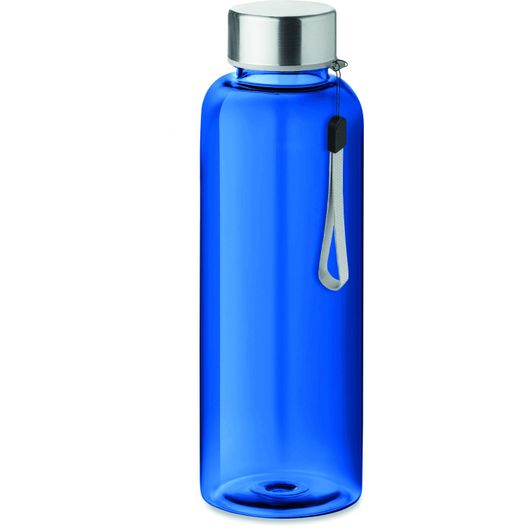 eine blaue glaswasserflasche mit einem metalldeckel RPET-Flasche 500ml UTAH RPET (Bild 1)