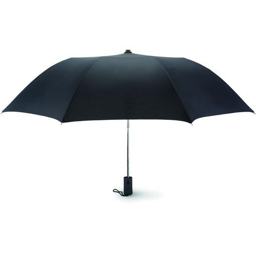 ein schwarzer regenschirm mit schwarzem griff auf weißem hintergrund Paraplu, 21 inch HAARLEM (Bild 1)
