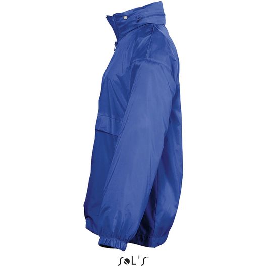 eine blaue jacke mit kapuze auf weißem hintergrund SURF KIDS WINDBREAKER 210g SURF KIDS (Bild 1)