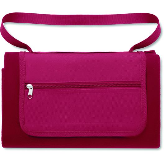 eine rosa geldbörse mit einem roten riemen Picknickkleed GOODTIMES (Bild 1)