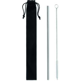 Edelstahl Trinkhalme-Set COLD STRAW