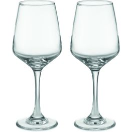 Set mit 2 Weingläsern CHEERS