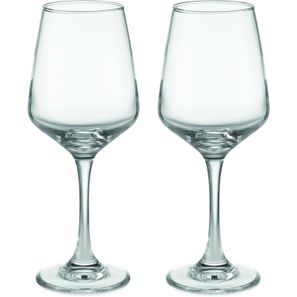 Set mit 2 Weingläsern CHEERS