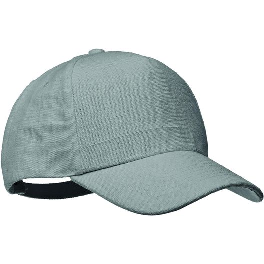 eine baseballkappe mit einem visier auf weißem hintergrund CAP 5 PANELS HANF 210G/M² NAIMA CAP (Bild 1)