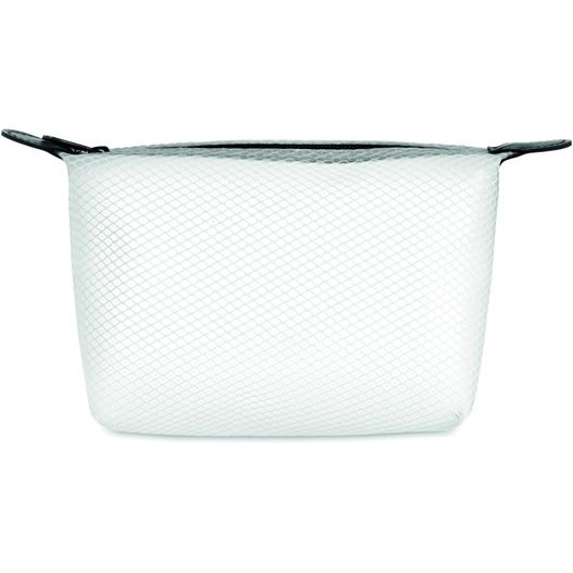 eine weiße netztasche mit griff Kosmetiktasche BALI BAG (Bild 1)