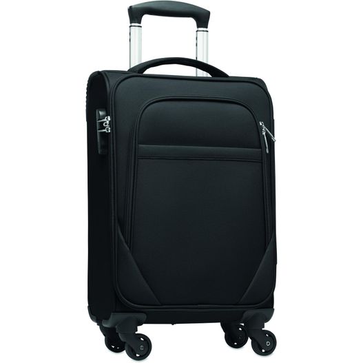 ein schwarzer koffer mit rädern und griff Soft-Trolley 600D RPET VOYAGE (Bild 1)