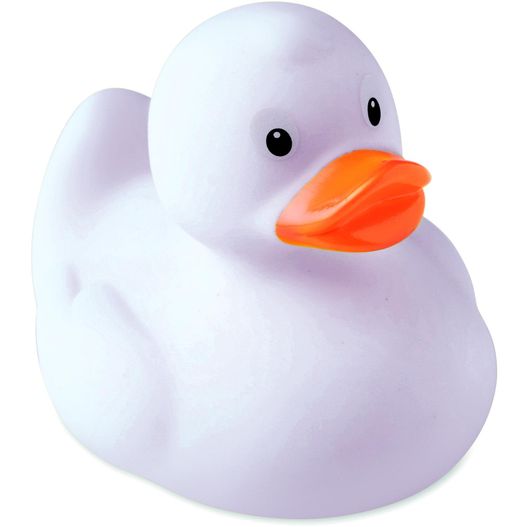 ein gummi entenspielzeug mit einem orangen beak Badeente medium DUCK (Bild 1)