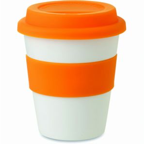 PP Becher mit Silikon-Deckel ASTORIA