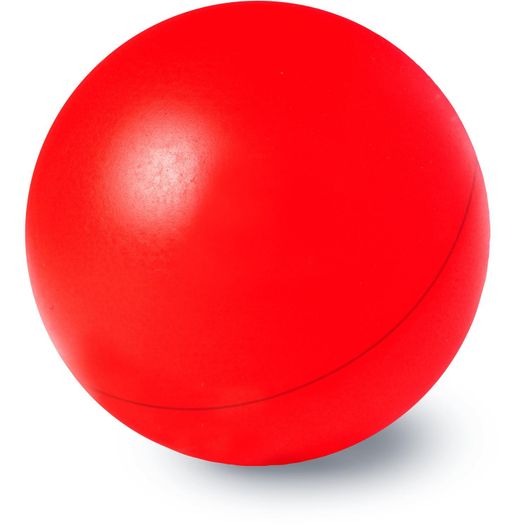 eine rote kugel auf einer weißen oberfläche Anti-Stress-Ball DESCANSO (Bild 1)