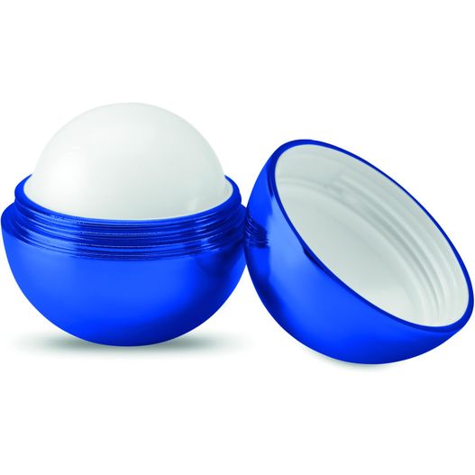 ein blauer behälter mit einem weißen ball innen Lippenbalsam UV SOFT (Bild 1)