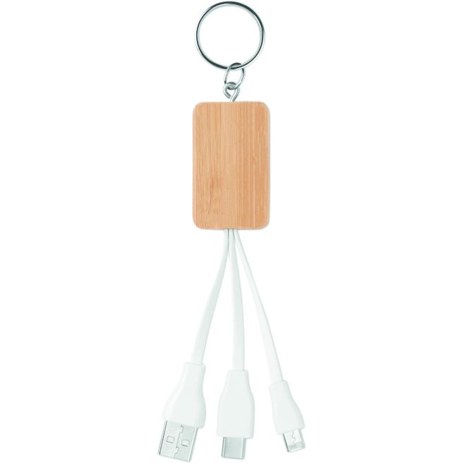 Schlüsselring-Ladekabel 3in1 CLAUER