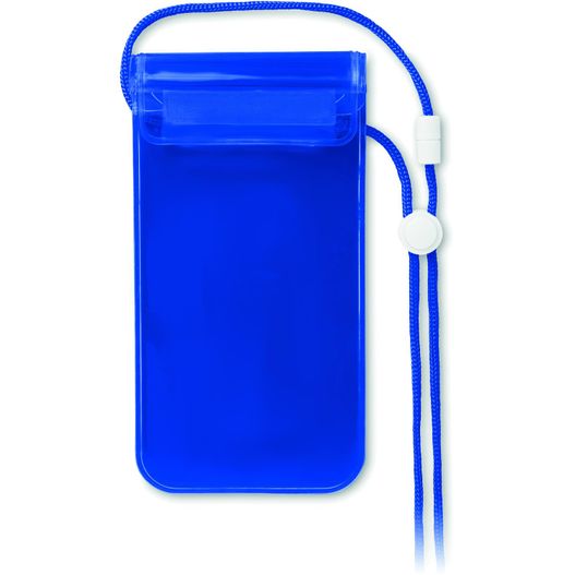 blaues gehäuse mit weißem kordel und weißem kordel Wasserfeste Smartphone Hülle COLOURPOUCH (Bild 1)