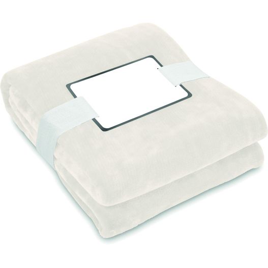 RPET-Flanell Fleece-Decke LOGAN (Bild 1)