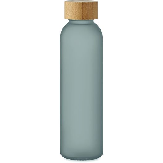 eine flasche mit einem holzdeckel und einer holzkappe Glasflasche 500 ml ABE (Bild 1)