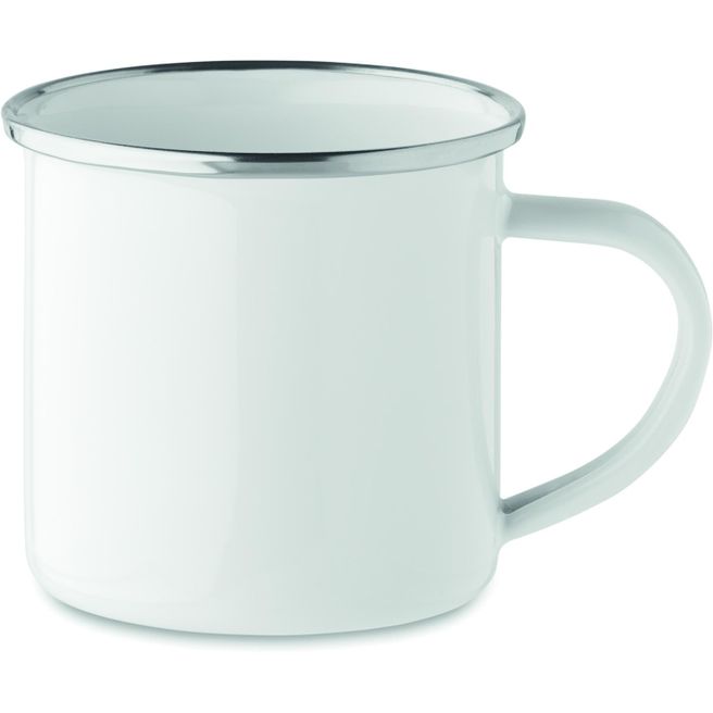 Emaille-Becher Subli 200 ml PLATEADO S