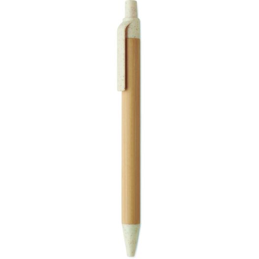 Druckkugelschreiber mit Bambus ITEA COLOUR (Bild 1)