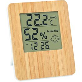 Produktabbildung Wetterstation Bambus SUNCITY Wetterstation Bambus SUNCITY