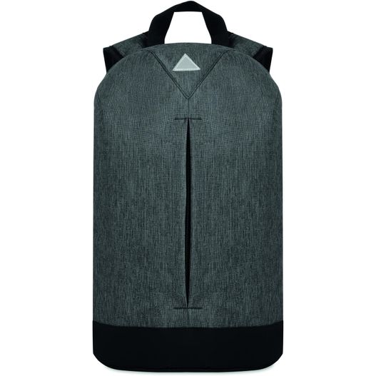 einen rucksack mit einer reißverschlusstasche auf der vorderseite Diebstahlsicherer Rucksack MILANO (Bild 1)