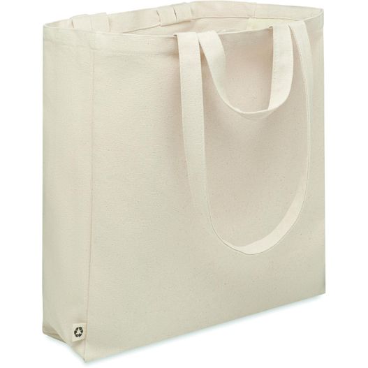 eine weiße tasche mit einem griff auf weißem hintergrund Einkaufstasche Polycotton GAVE (Bild 1)