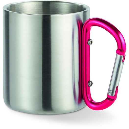eine tasse mit einem karabiner darin Trinkbecher mit Karabiner TRUMBO (Bild 1)