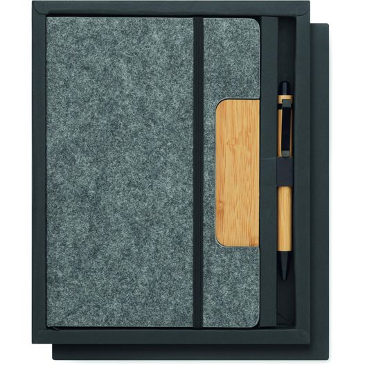 DIN A5 RPET Notizbuch-Set NOTEMIX (Bild 1)