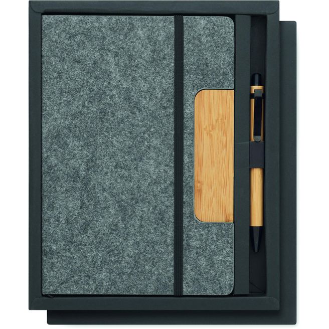 DIN A5 RPET Notizbuch-Set NOTEMIX