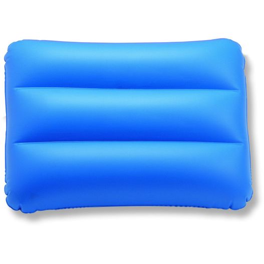 ein blaues aufblasbares kissen auf einem weißen hintergrund Strandkissen SIESTA (Bild 1)