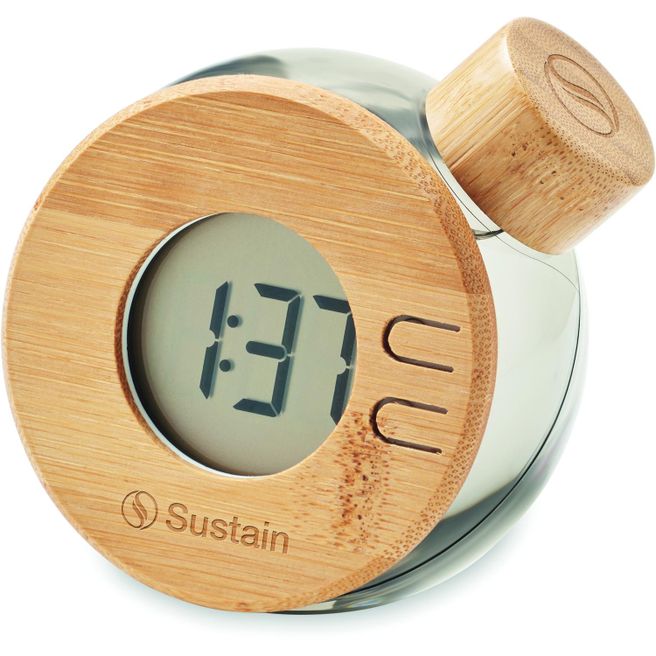 Wasserbetriebene LCD-Uhr DROPPY LUX