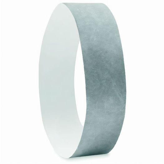 ein weißer und grauer ring mit einer schwarzen band Tyvek® Event Armband TYVEK (Bild 1)