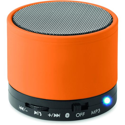 ein bluetooth lautsprecher mit einem licht auf Wireless Lautsprecher, rund ROUND BASS (Bild 1)