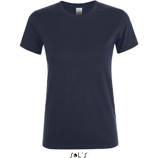 shirt mit weißem logo REGENT DAMENT-SHIRT 150g REGENT WOMEN (Bild 1)