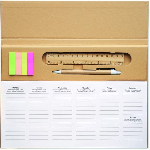 Produktabbildung 125-seitiger Wochenplaner MEMWEEK 125-seitiger Wochenplaner MEMWEEK (Bild 1)