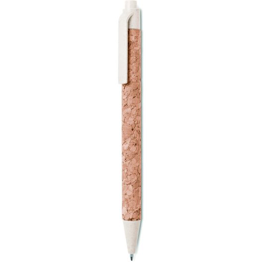 ein stift mit korkkappe auf ihm Öko-Druckkugelschreiber MONTADO (Bild 1)
