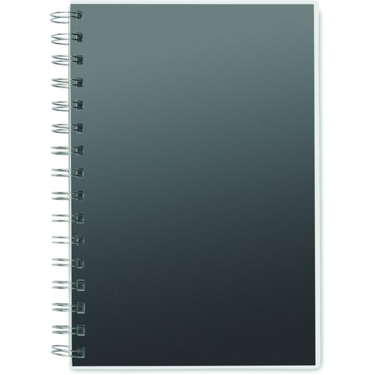ein schwarzes notizbuch mit spiralabdeckung DIN A5 Notizblock ANOTATE (Bild 1)