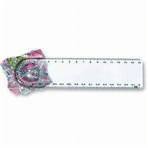 Lineal mit Lupe/Winkelmesser LASTA