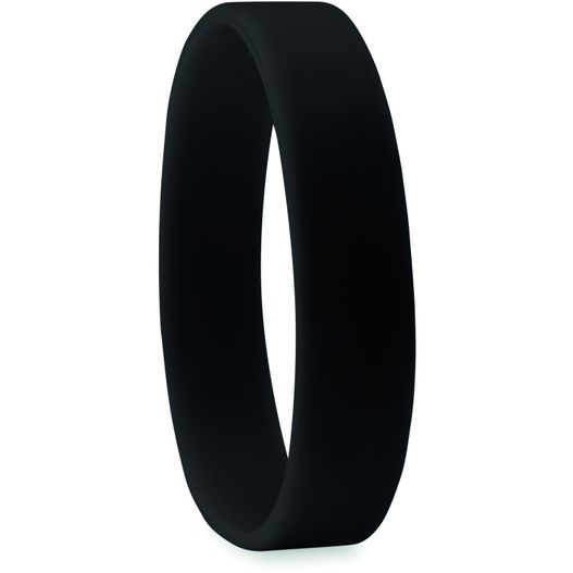 ein schwarzer ring mit weißem hintergrund Silikon Armband EVENT (Bild 1)