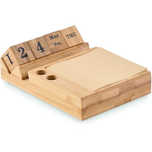 Tischkalender Bambus BOOTOP (Bild 1)