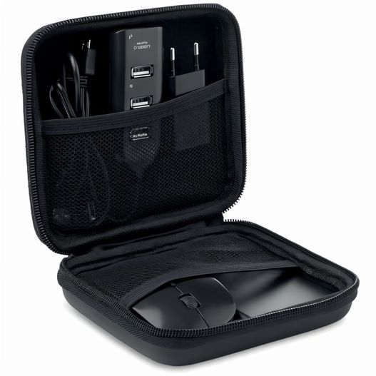 ein schwarzes gehäuse mit einer maus und einer anderen elektronik Computer-Accessoires POWERSET (Bild 1)