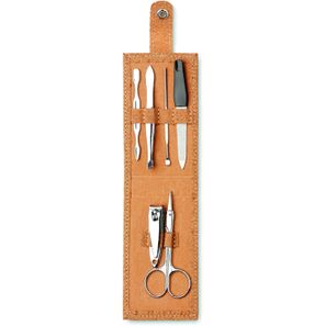 6teiliges Maniküre-Set NAILKIT CORK