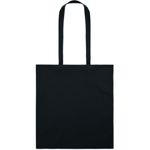 eine schwarze tasche mit einem schwarzen griff Einkaufstasche Organic Cotton TURA COLOUR (Bild 1)