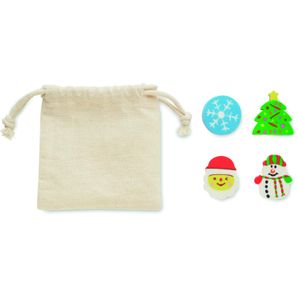 Set mit  4 Radierern RUBBIES