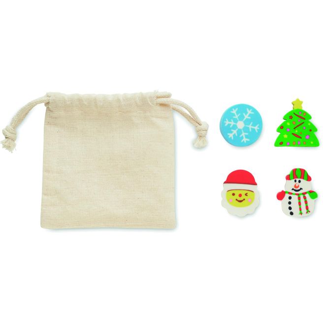 Produktabbildung Set mit 4 Radierern RUBBIES Set mit 4 Radierern RUBBIES