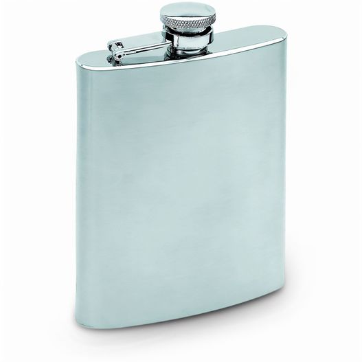 eine flasche mit einer metallkappe auf weißem hintergrund Flachmann SLIMMY FLASK (Bild 1)
