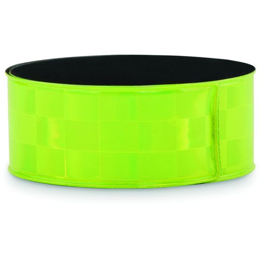ein gelbes armband mit einem schwarzen band Snap-Reflektorband ENROLLO + (Bild 1)