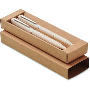 Schreibgeräte-Set Stroh/ABS PEAT