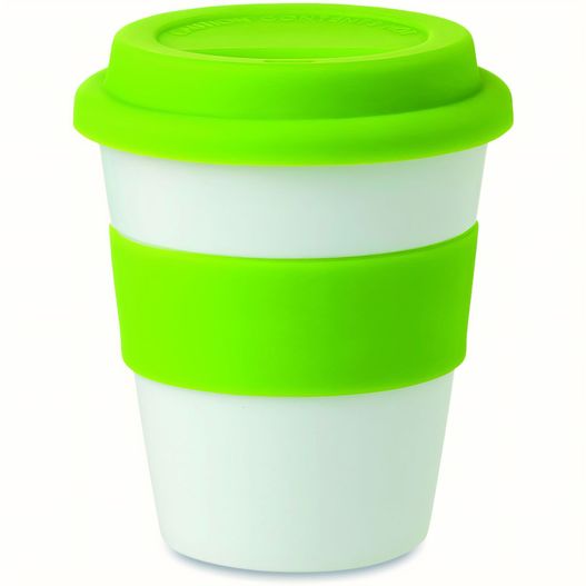 PP Becher mit Silikon-Deckel ASTORIA (Bild 1)