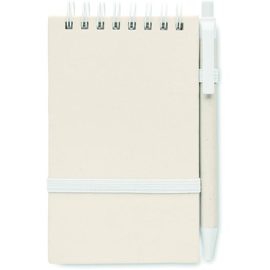 ein notizblock mit einem stift darüber DIN A6 Notizbuch-Set MITO SET (Bild 1)
