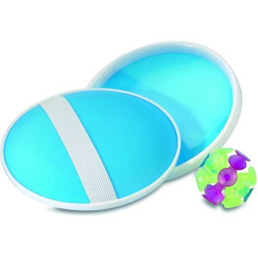 ein paar schuhe mit einer kugel auf dem boden Ballspiel CATCH&PLAY (Bild 1)