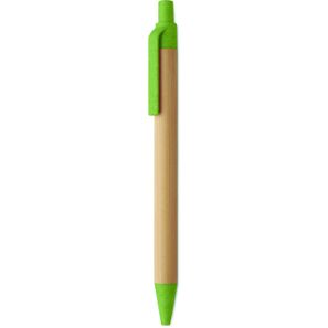 Druckkugelschreiber mit Bambus ITEA COLOUR